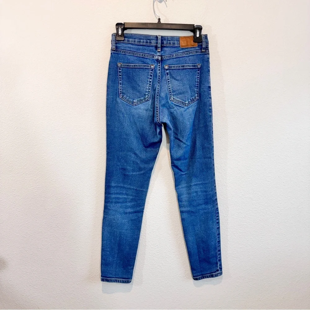 Everlane High Rise Ankle Skinny Jeans Women’s Stretch Blue Denim 26 - Picture 7 of 9